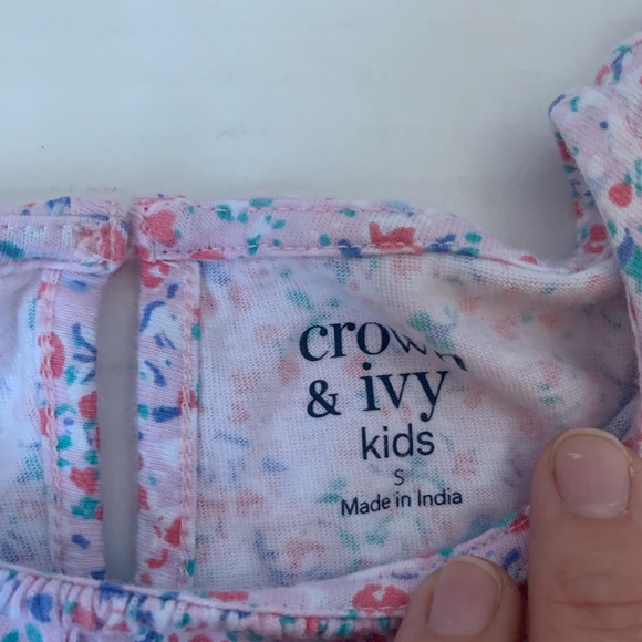 Girls CROWN & IVY Dress Small - Picture 3 of 5